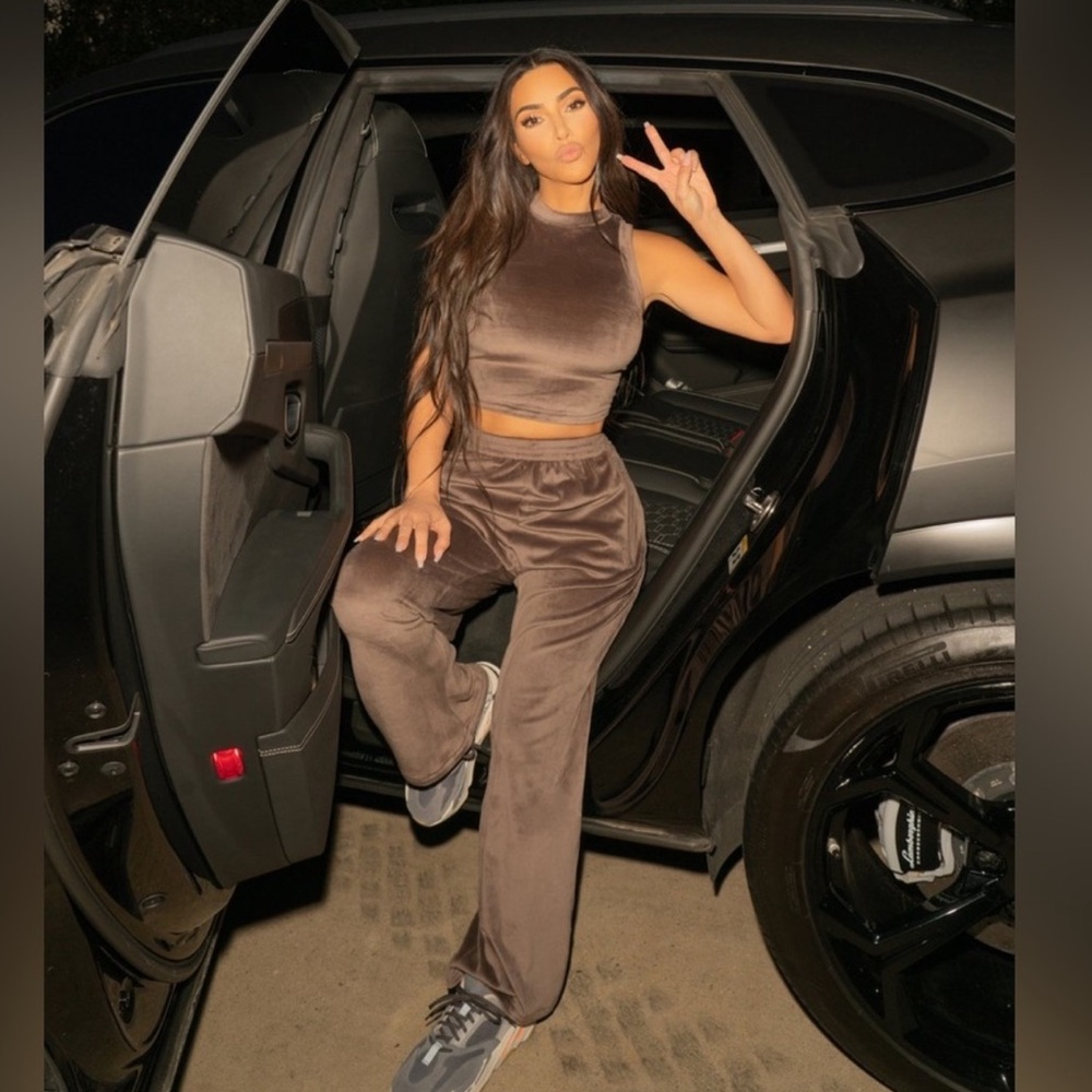 Skims velour pants